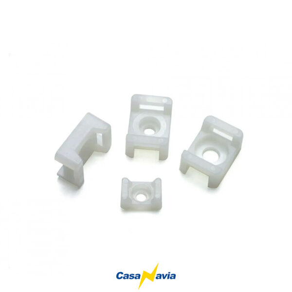 BASE ADHESIVA 20X20MM BLANCA